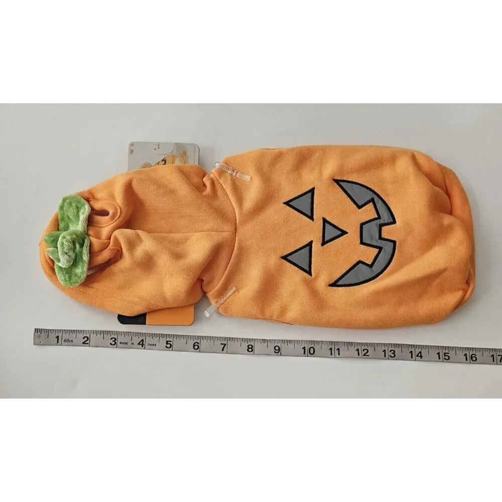 NEW Reflective Jack-O Lantern Cat Dog Pet Halloween Costume Small (Up to 20 lbs)